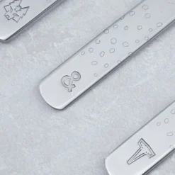 Lupo Pippi kinderbestek 9-delig, Zilver