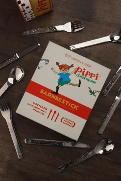 Lupo Pippi kinderbestek 9-delig, Zilver