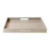 Lux gelakt dienblad 40x40x4 cm, Fawn