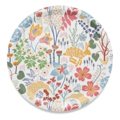 Lyckeflykt dienblad Ø31 cm, Multi