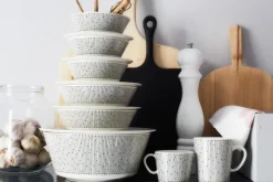 Mainio Sarastus kom Ø23 cm, Zwart-wit