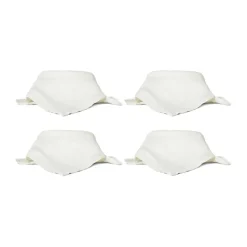 Mandela linnen servet 40x40 cm, Wit