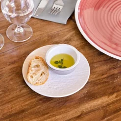 Manufacture Rock bordje Ø16 cm, Blanc