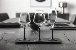 Manufacture Rock champagneglas 26 cl 4-pack, Transparant-zwart