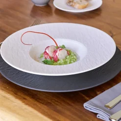 Manufacture Rock Gourmet bord Ø32 cm, zwart