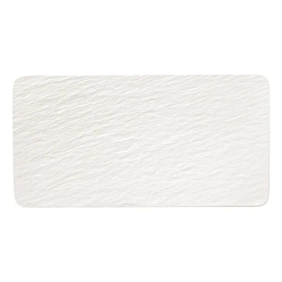 Manufacture Rock serveerschotel 18x35 cm, Blanc