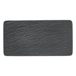 Manufacture Rock serveerschotel 18x35 cm, Zwart