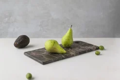 Marble dienblad large 18x38 cm, Brown