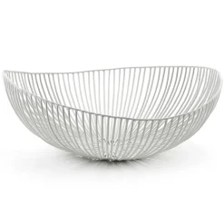 Meo ovale schaal, Wit