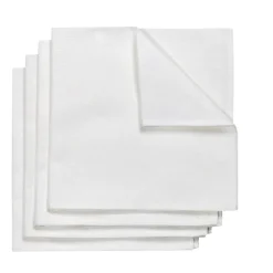 Metric servet 47x47 cm 4-pack, Wit