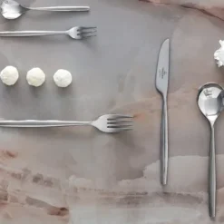 Metro Chic taartvorkje, Roestvrij staal