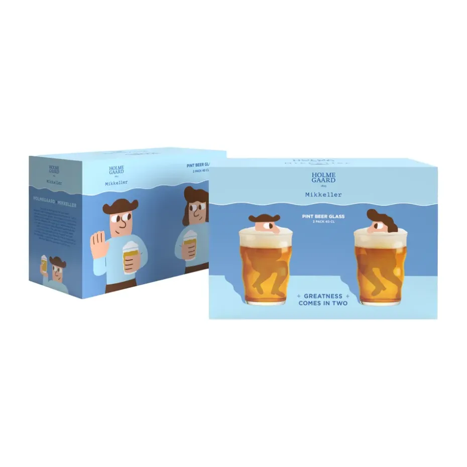 Mikkeller pint bierglas 2-pack, 40 cl