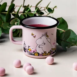 Moemin geëmaileerde mok knuffel 37 cl, Roze