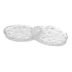 Momento glazen stenen 2-pack, Ø11 cm