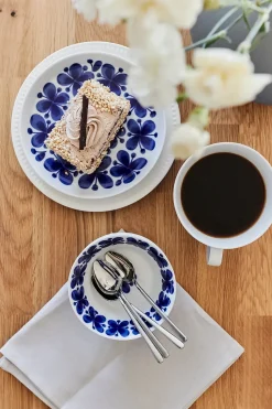 Mon Amie theebeker, wit-blauw