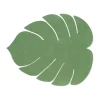 Monstera Leaf Hippo placemat L, Forest green