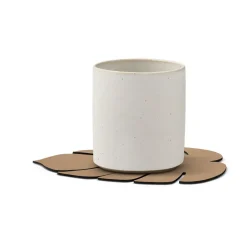 Monstera Leaf Nupo onderzetter, Nougat