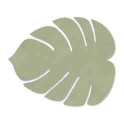 Monstera Leaf Nupo onderzetter, Olijfgroen