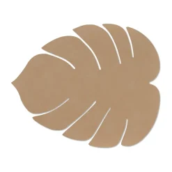 Monstera Leaf Nupo placemat L, Nougat