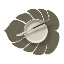 Monstera Leaf Nupo placemat S, Army green