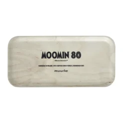 Moomin 80 dienblad 13x27 cm, Wit