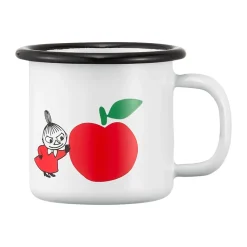 Moomin geëmailleerde mok 1,5 dl, Joyfull Apples