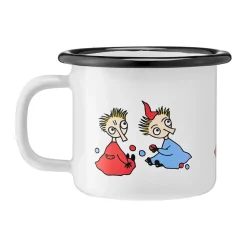 Moomin geëmailleerde mok 1,5 dl, Thingumy and Bob