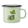 Moomin geëmailleerde mok 2,5 dl, Snufkin