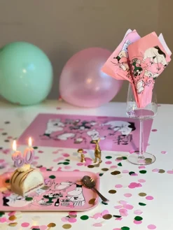 Moomin 80 papieren servetten 20-pack, Roze