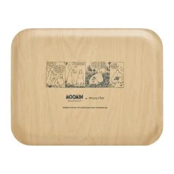 Moomin dienblad 28x36 cm, Flower field