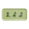 Moomin dienblad 13x27 cm, Retro Snufkin