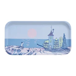 Moomin dienblad 22x43 cm, Sunset