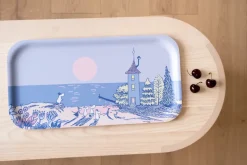 Moomin dienblad 22x43 cm, Sunset