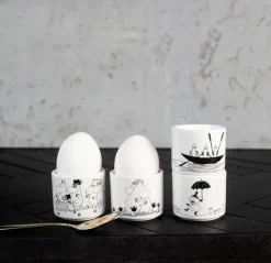 Moomin eierdop 4-delig, Wit