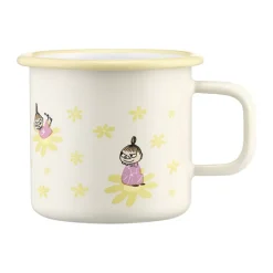 Moomin emaille mok 37 cl, Flowers