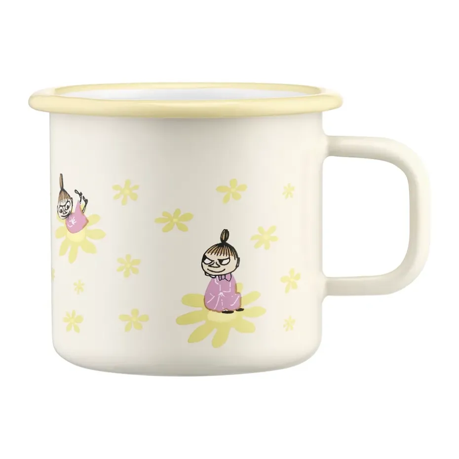 Moomin emaille mok 37 cl, Flowers