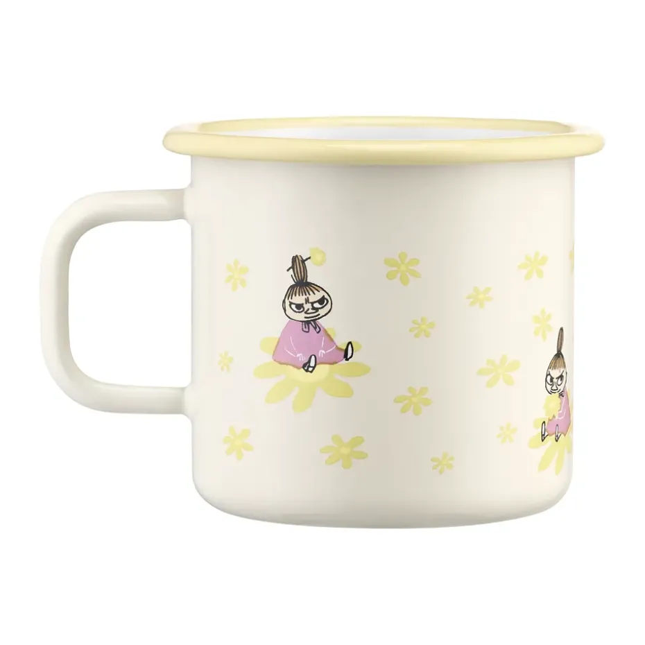 Moomin emaille mok 37 cl, Flowers