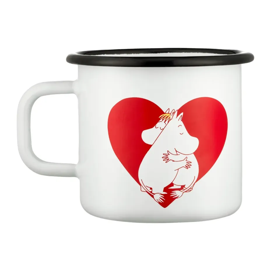 Moomin emaille mok 37 cl, Heart