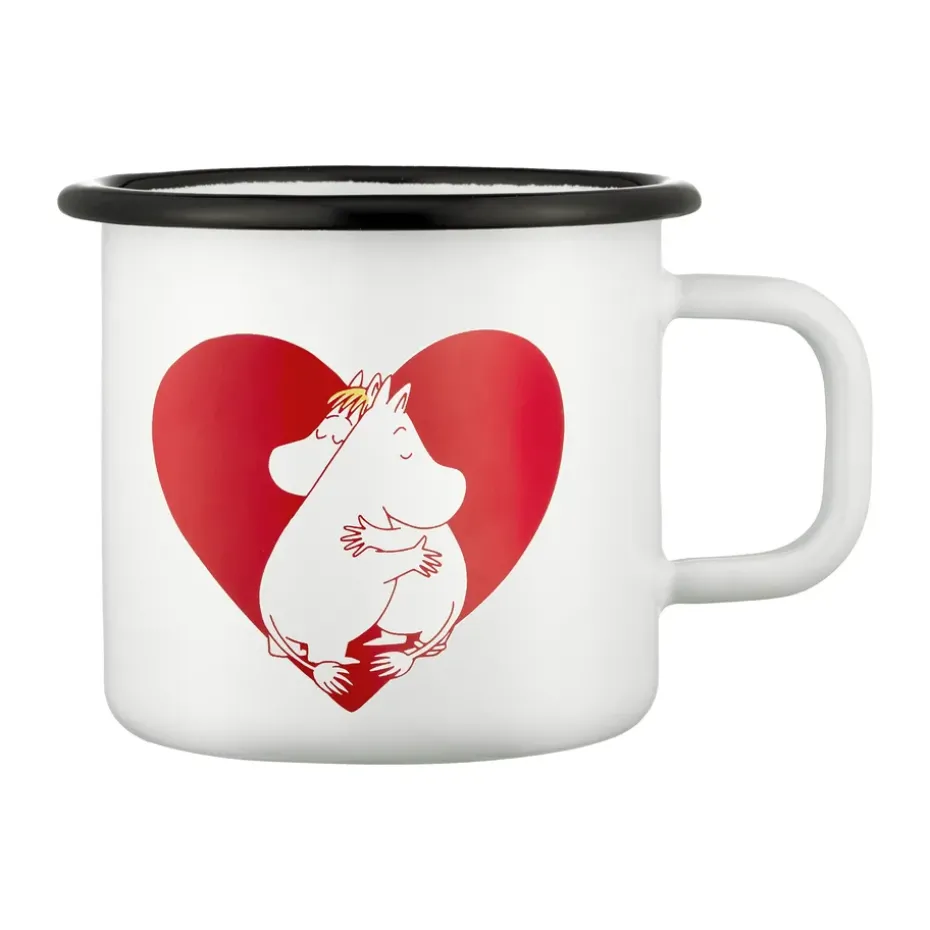 Moomin emaille mok 37 cl, Heart