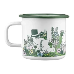 Moomin emaille mok 37 cl, In the garden