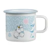 Moomin emaille mok 37 cl, Let it snow