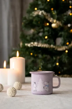 Moomin emaille mok 25 cl, Snowfall