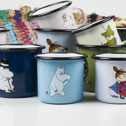 Moomin emaille mok, 2,5 dl.