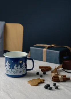 Moomin emaillen mok 80 cl, Starry night