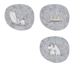 Moomin glasonderzetter 9,5x11 cm 4 stuks, Sailors
