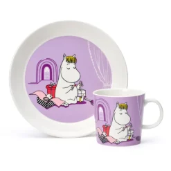 Moomin kinder dinerset, Snork Maiden paars