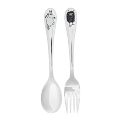 Moomin kinderbestekset 2-pack, Moomin-trol & Stinky