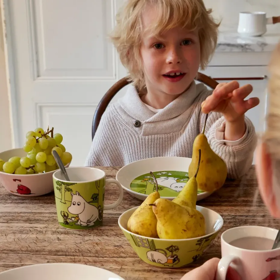 Moomin kom, Groen gras