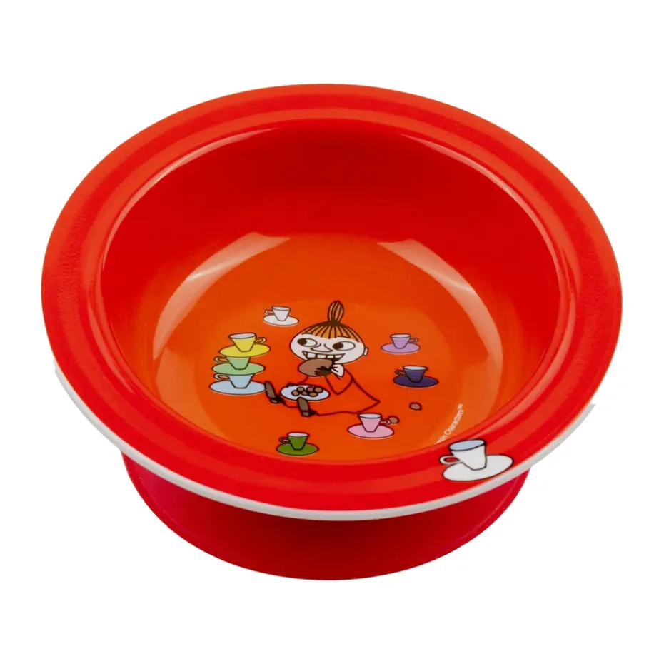 Moomin Little My zuignapbord Ø15,5 cm, Rood