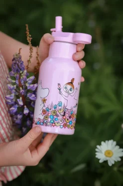 Moomin Meadow waterfles 34 cl, Roze